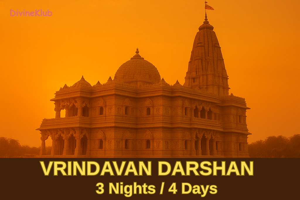 Agra Mathura Vrindavan Barsana Spiritual Darshan Tour (3N/4D) - Private Tour